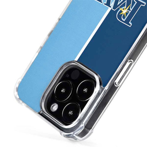MLB Tampa Bay Rays Split iPhone 15 Pro MagSafe Case